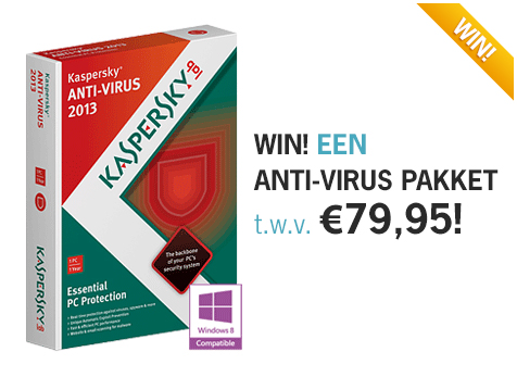 Win-actie Kaspersky Lab