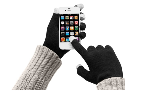 Smartphone handschoen